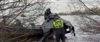 Після атаки на Київ із Дніпра дістали дрон з бойовим зарядом (фото, відео)
