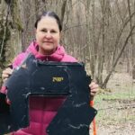 Пані посол ЄС в Україні під час прогулянки в столичному лісі знайшла рештки "шахеда"