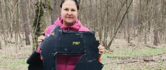 Пані посол ЄС в Україні під час прогулянки в столичному лісі знайшла рештки "шахеда"