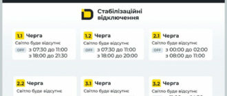 Графіки відключень на Київщині: коли вимикатимуть світло 10 квітня