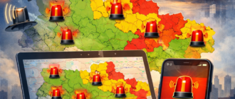 Карта воздушных тревог онлайн: оперативный контроль ситуации