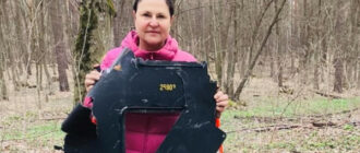 Посол ЄС знайшла уламок "шахеда" у київському лісі