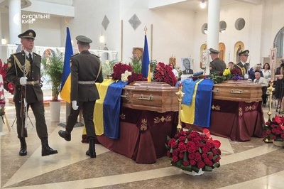 У Києві відспівали лідера ОУН Андрія Мельника та його дружину
