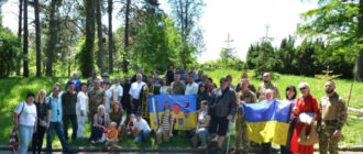 В Національному ботанічному саду висадили дерева пам’яті військовослужбовців 112-ї окремої бригади ТРО