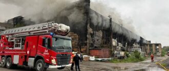 В Ірпені сталася масштабна пожежа на території "Машторф"
