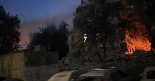 У Києві через атаку РФ спалахнув ринок: що відомо