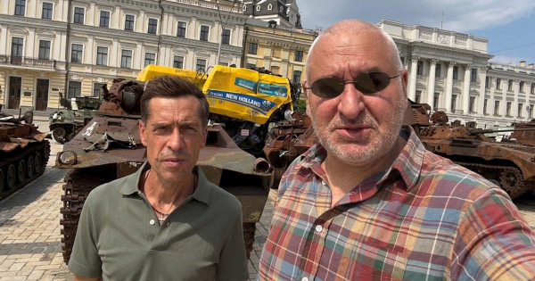 "Вчимо українську на ходу": Фейгін і Покровський приїхали до Києва