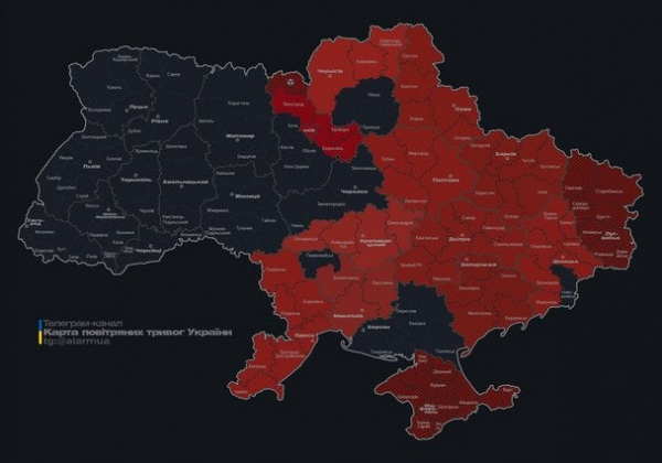В Україні оголосили повітряну тривогу: яка небезпека (мапа)