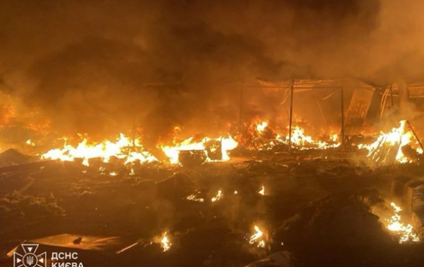 ДСНС показала наслідки атаки на Київ