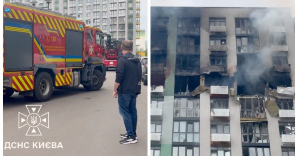 Атака РФ на Київ: запарковані авто завадили ДСНС вчасно почати порятунок (відео)