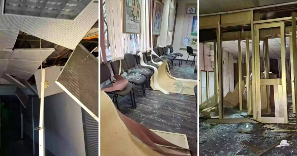 "Вибиті вікна від першого до дев’ятого поверху": в Києві пошкоджено Книжкову палату України