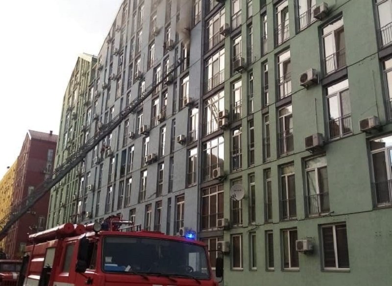 В Киеве произошло два пожара. Один из них — в "Комфорт-Тауне", - ФОТО