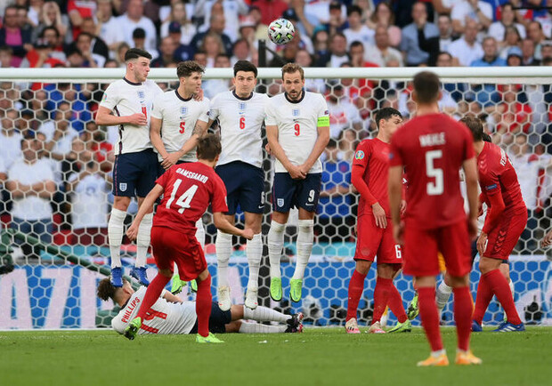 Англия и Дания сыграли полуфинал Евро-2020. Фото: Getty Images/Global Images Ukraine